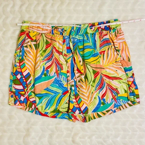 EUC- C&C California Colorful Linen Tank and Shorts Set- Medium - Picture 10 of 16